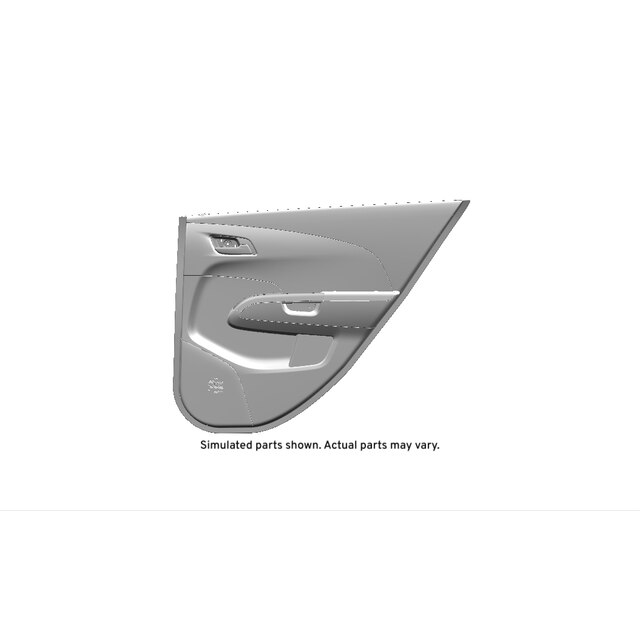 GM Genuine Parts Jet Black Rear Passenger Side Door Trim
