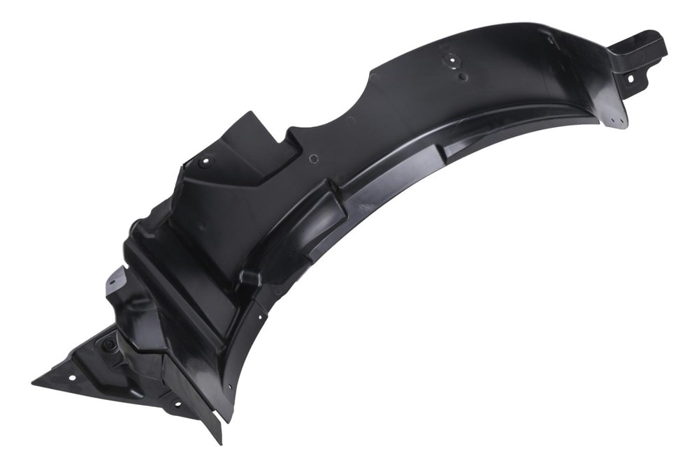 GM Genuine Parts Passenger Side Front Wheelhouse Liner with Nuts, Bolts, and Air Deflector Extension