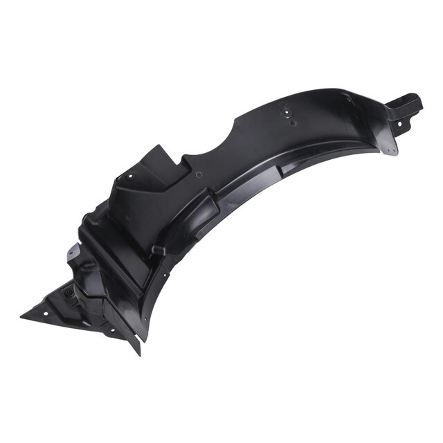 GM Genuine Parts Passenger Side Front Wheelhouse Liner with Nuts, Bolts, and Air Deflector Extension