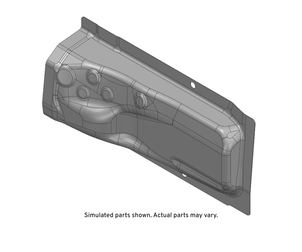 GM Genuine Parts Passenger Side Rocker Inner Panel Rear Extension