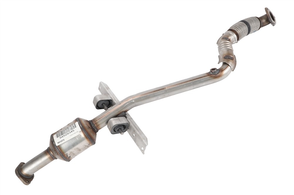 GM Genuine Parts 3-Way Catalytic Converter with Pipes, Shield, Flange, Bracket, Insulator, and Nut