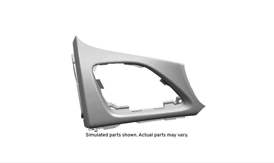 GM Genuine Parts Mirotic White Driver Side Instrument Panel Trim Plate Applique