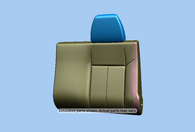 GM Genuine Parts Light Cashmere Rear Driver Side Seat Back Cushion