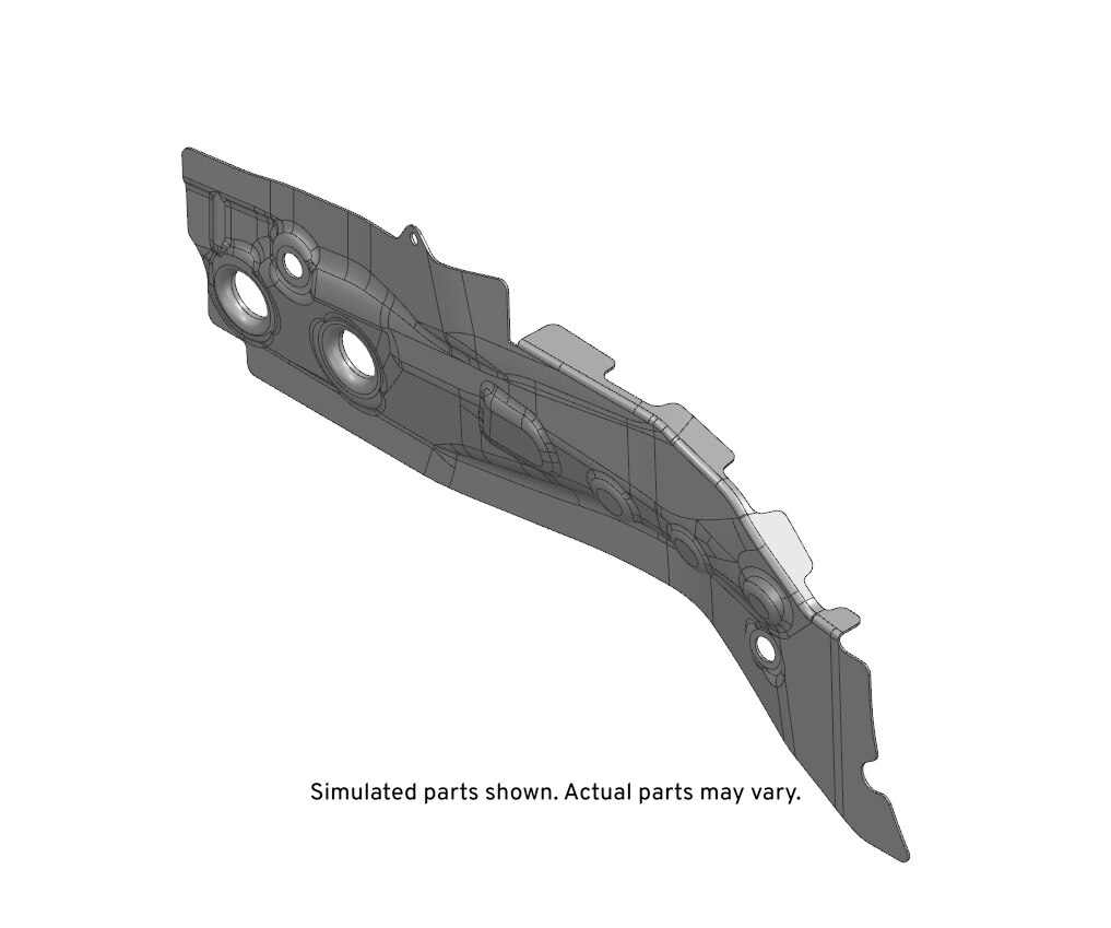 GM Genuine Parts Passenger Side Front Wheelhouse Panel Brace