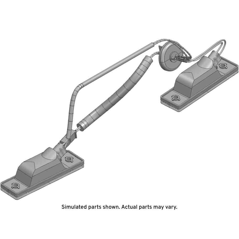 GM Genuine Parts Rear License Plate Lamp