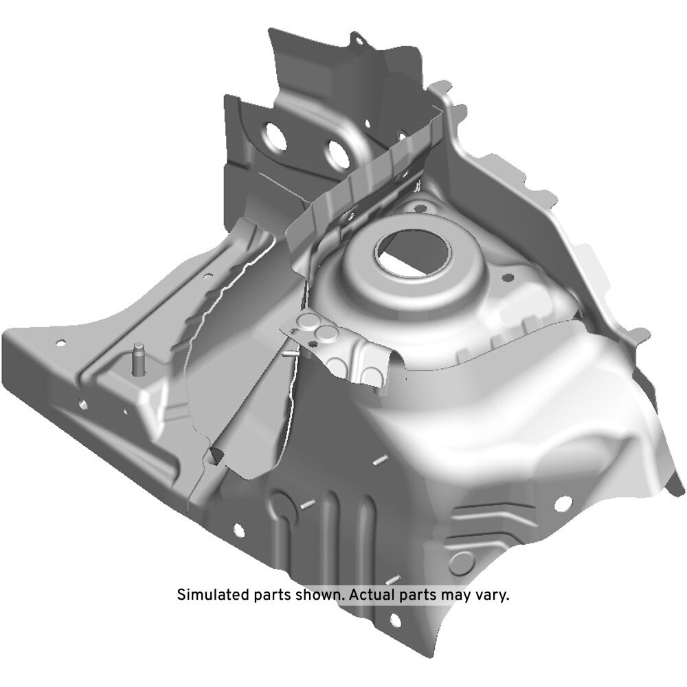 GM Genuine Parts Passenger Side Wheelhouse Panel Assembly