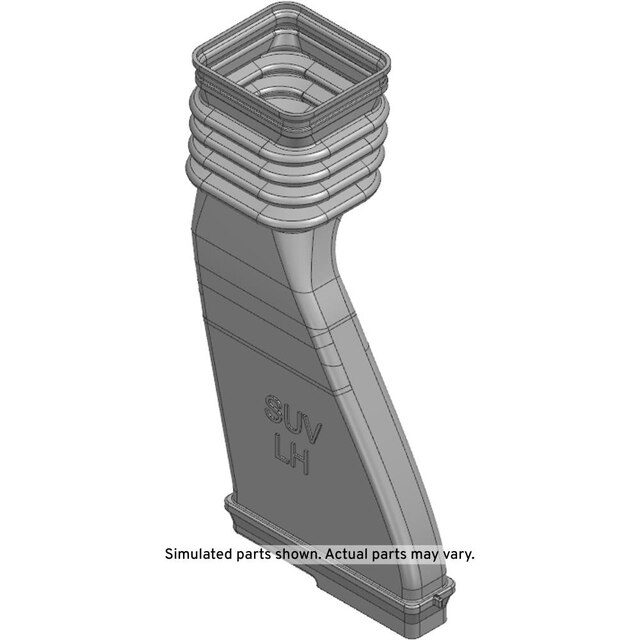 GM Genuine Parts Driver Side Floor Air Outlet Duct Adapter