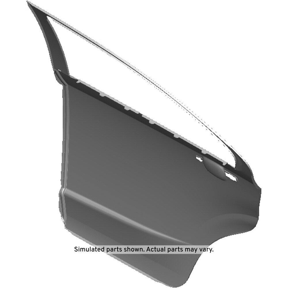 GM Genuine Parts Passenger Side Rear Door Outer Panel