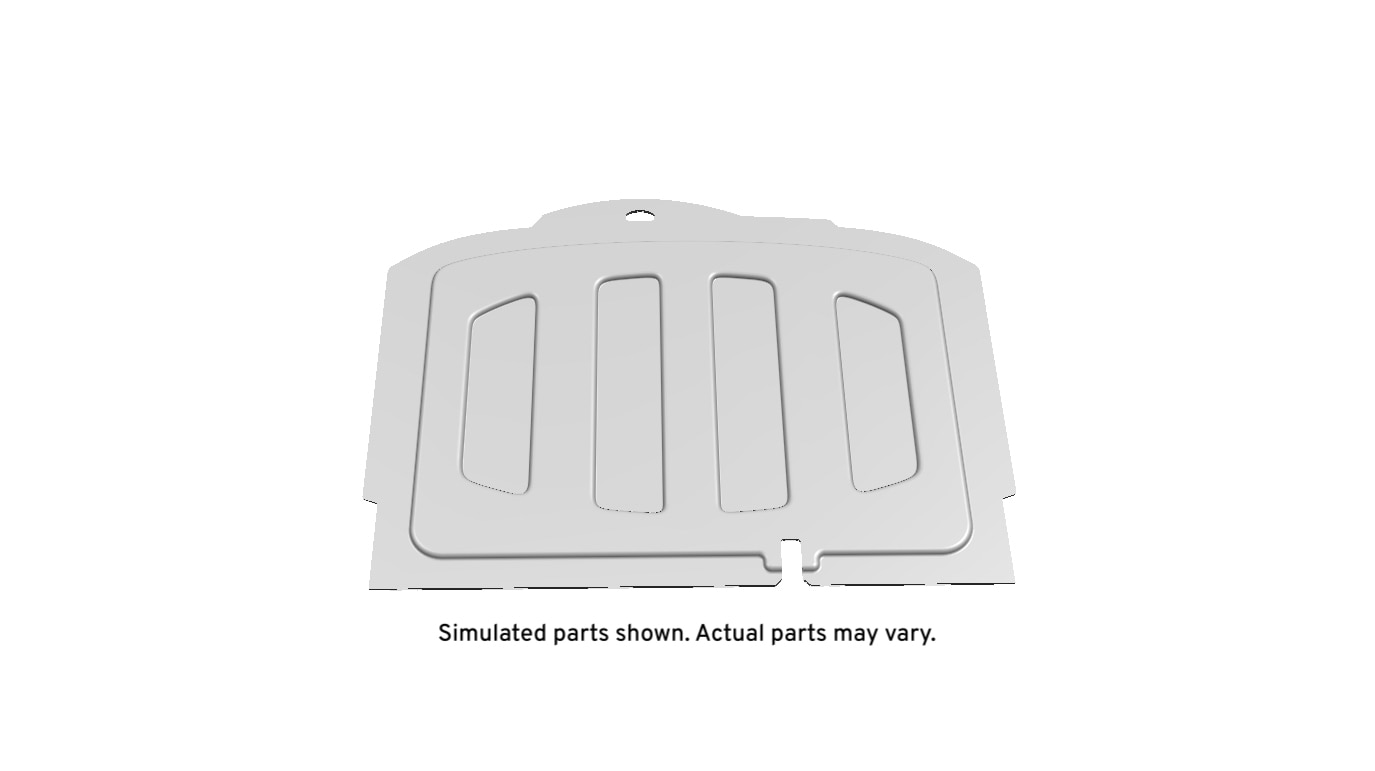 GM Genuine Parts Jet Black Rear Compartment Floor Panel Carpet