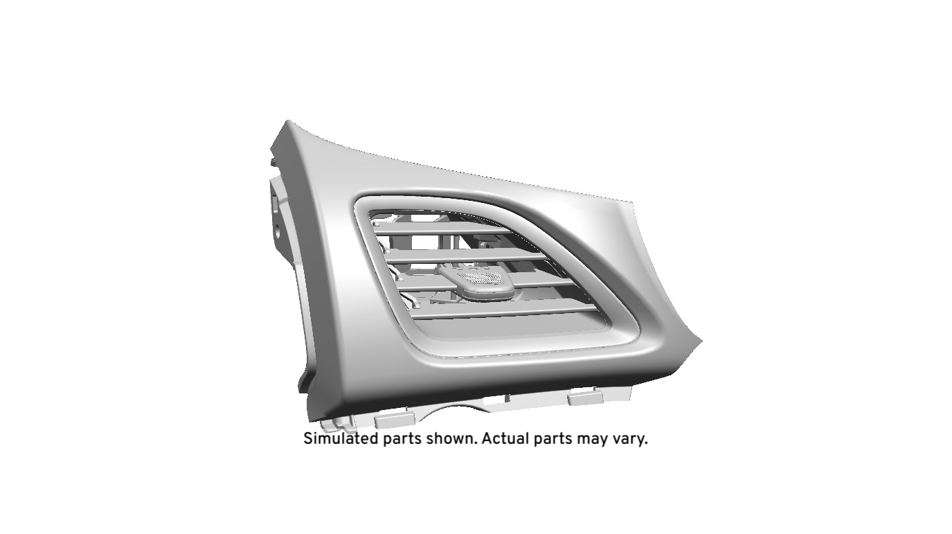 GM Genuine Parts Mirotic Blue Driver Side Instrument Panel Trim Plate Applique