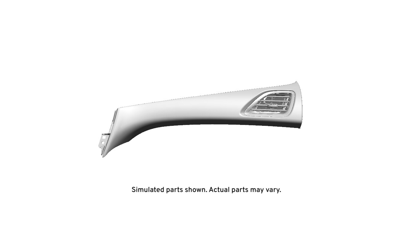 GM Genuine Parts Mirotic Beige Passenger Side Instrument Panel Trim Plate Applique
