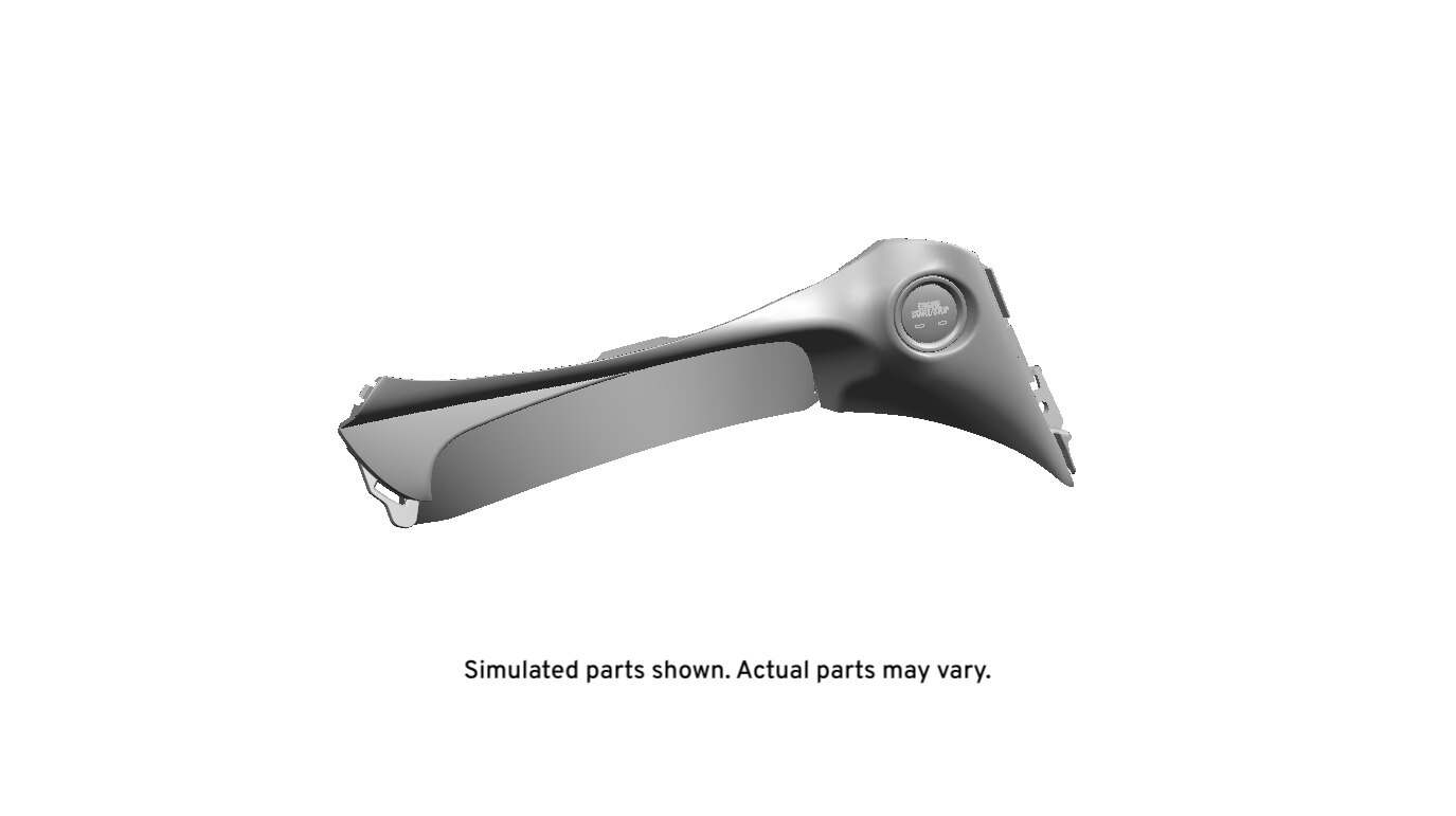 GM Genuine Parts Piano Black Instrument Panel Center Trim Plate Applique