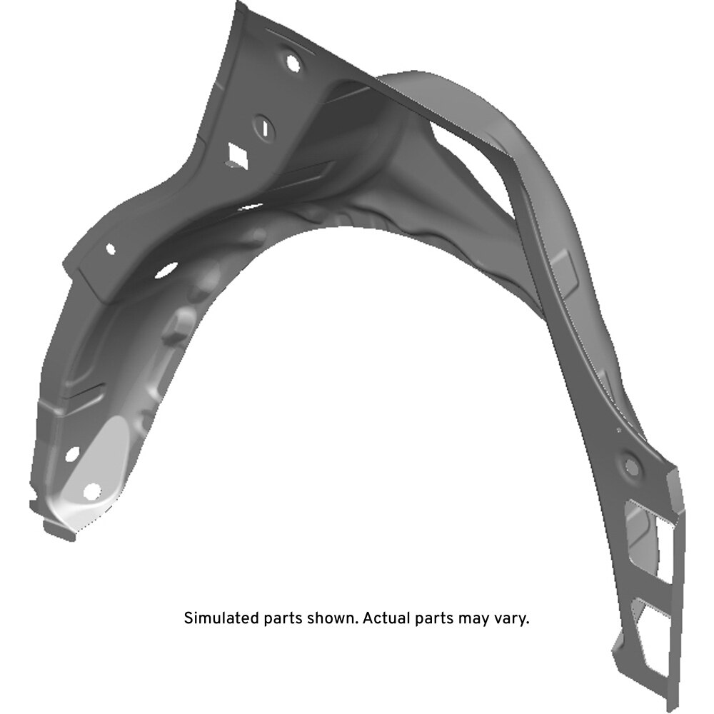 GM Genuine Parts Passenger Side Rear Wheelhouse Outer Panel