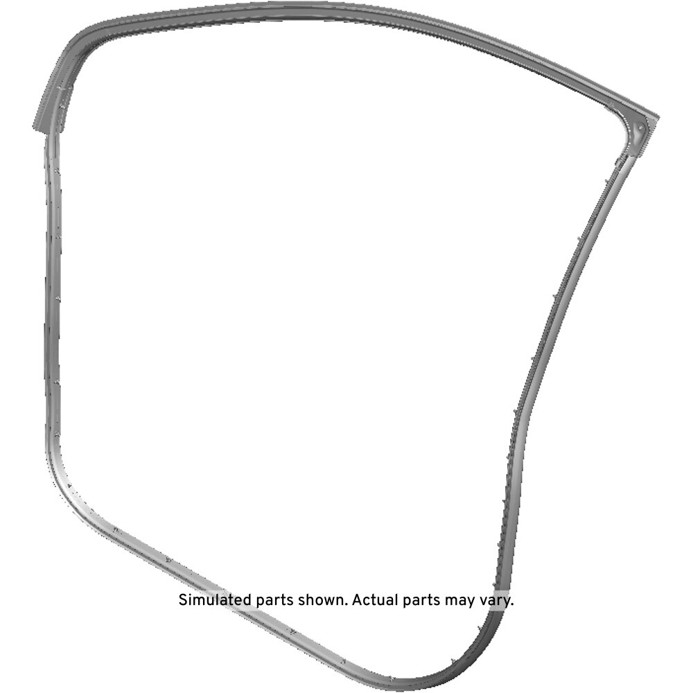 GM Genuine Parts Driver Side Front Door Weatherstrip