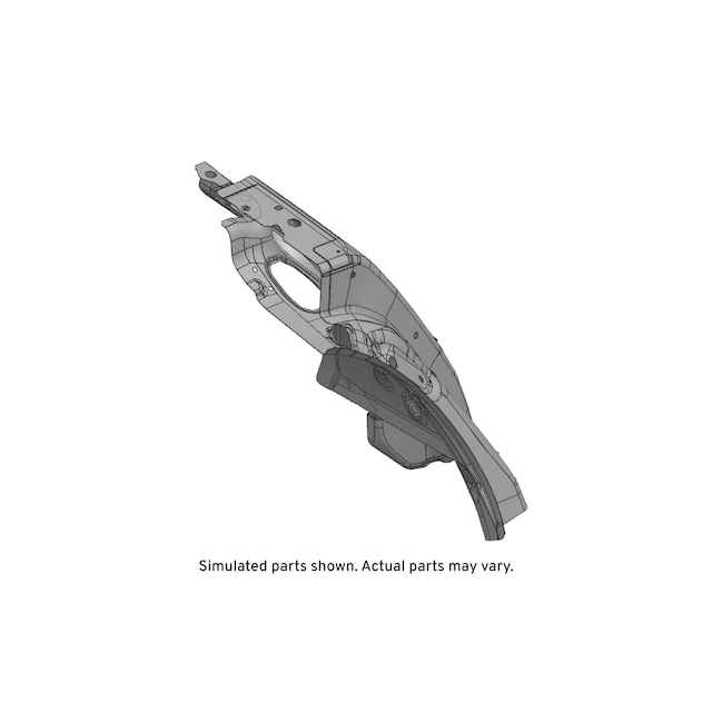 GM Genuine Parts Passenger Side Inner Lock Pillar Panel with Extension and Baffle