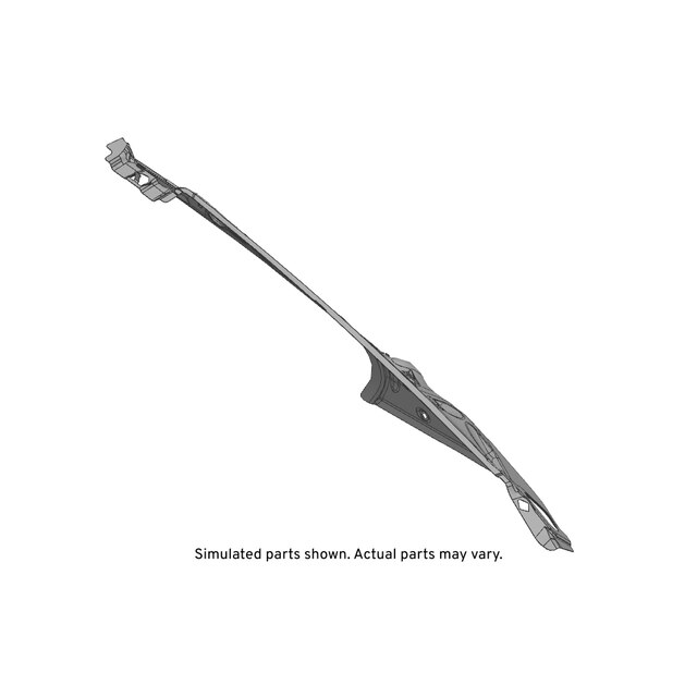 GM Genuine Parts Passenger Side Inner Lock Pillar Panel with Nuts
