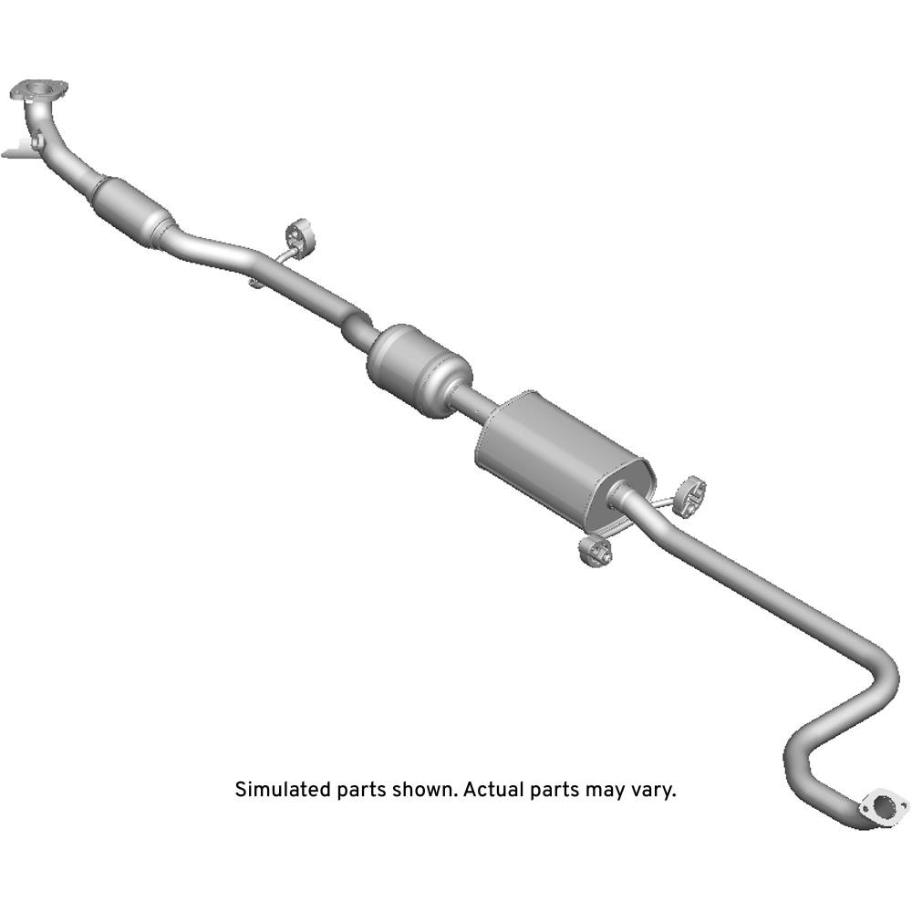 GM Genuine Parts Exhaust Intermediate Muffler Assembly