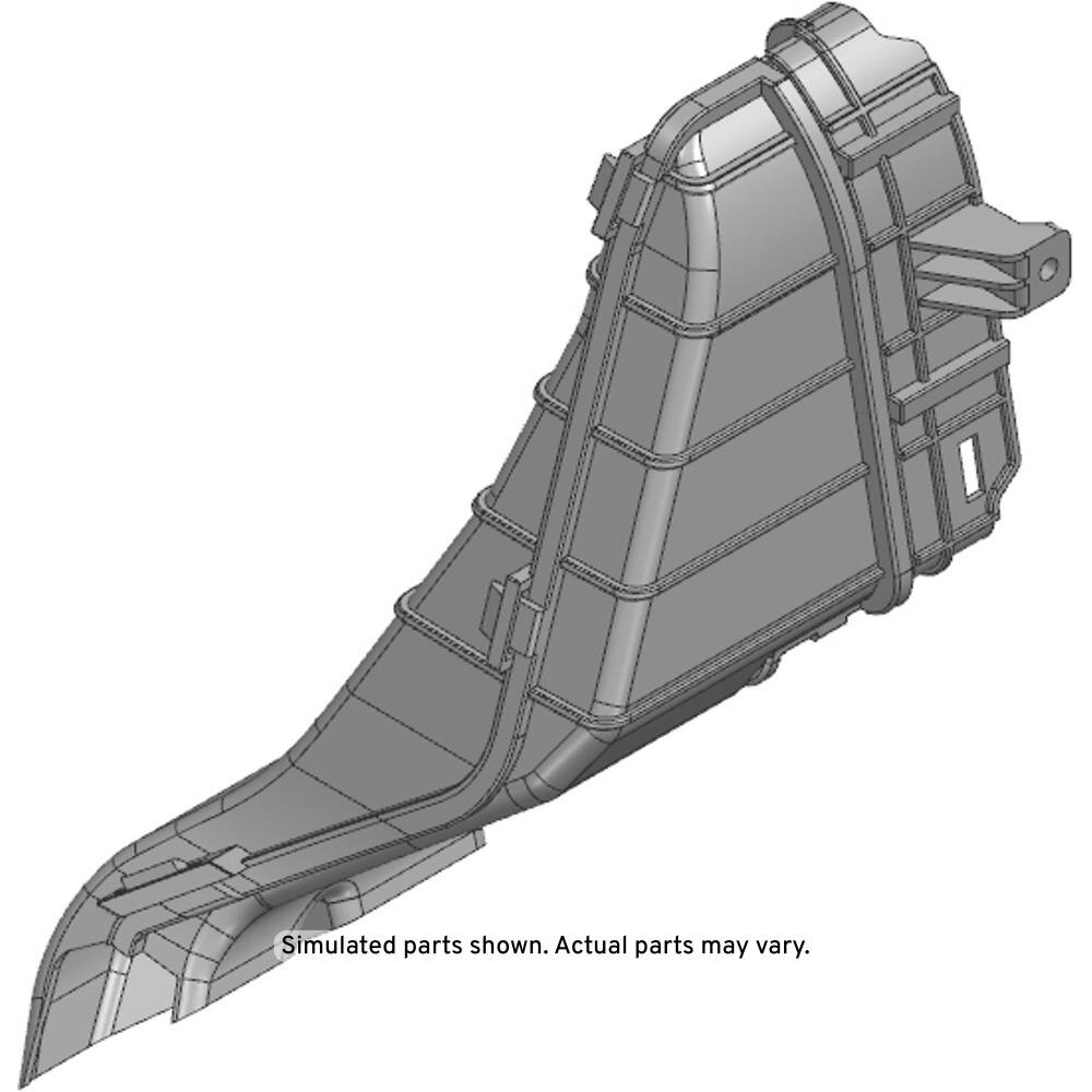 GM Genuine Parts Front Driver Side Floor Air Outlet Duct