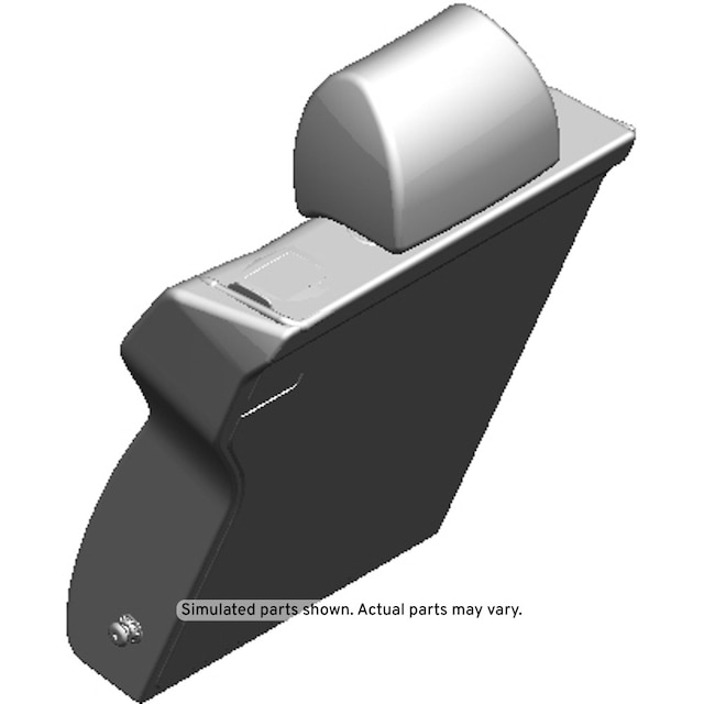 GM Genuine Parts Medium Titanium Rear Driver Side Seat Back Cushion