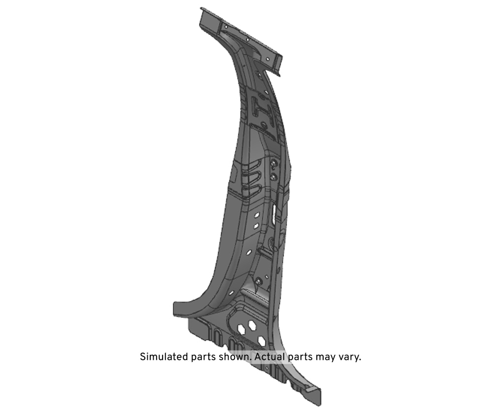 GM Genuine Parts Passenger Side Center Pillar Outer Panel Reinforcement