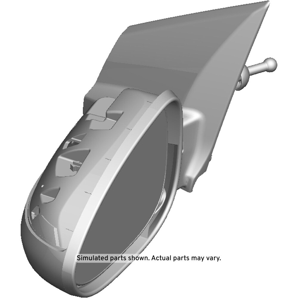 GM Genuine Parts Primed Driver Side Mirror