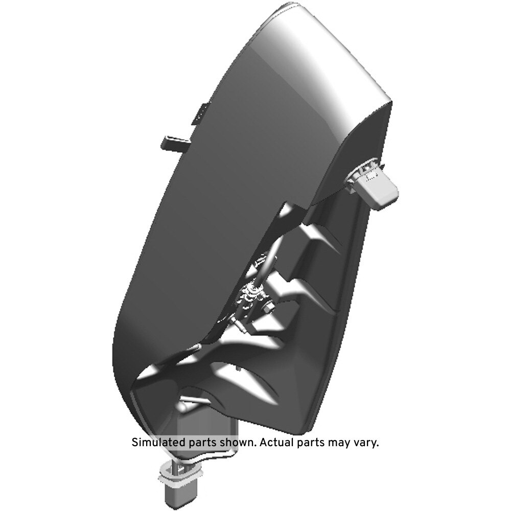 GM Genuine Parts Jet Black Rear Driver Side Seat Back Bolster