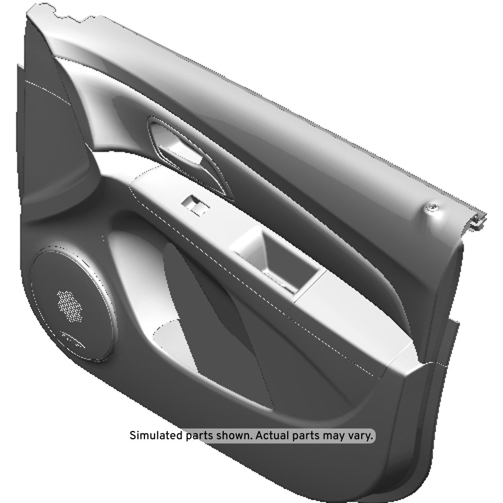 GM Genuine Parts Jet Black Front Passenger Side Door Trim