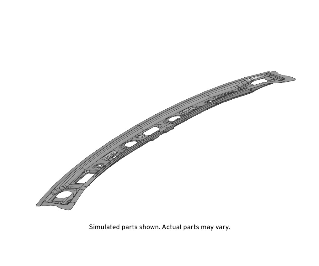GM Genuine Parts Front Roof Header Panel with Reinforcement