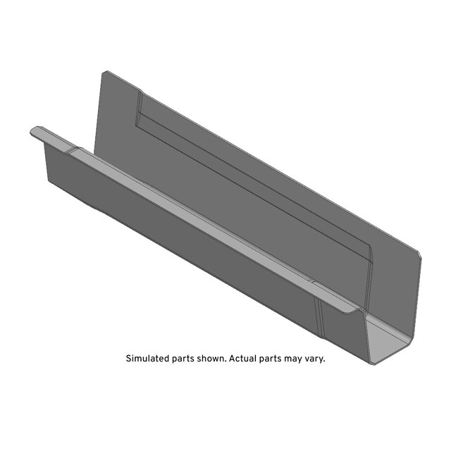 GM Genuine Parts Passenger Side Underbody Rear Side Rear Rail