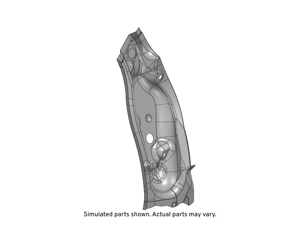 GM Genuine Parts Passenger Side Body Side Tail Lamp Pocket