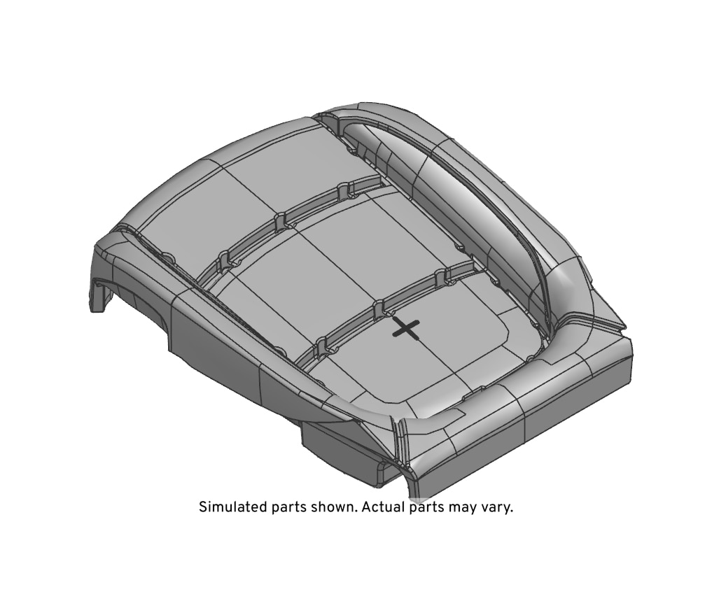 GM Genuine Parts Passenger Side Front Seat Cushion Pad