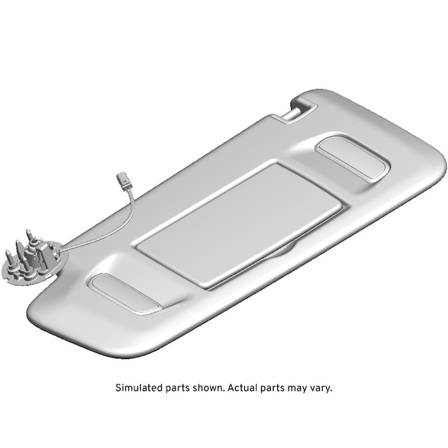 GM Genuine Parts Light Titanium Driver Side Sun Visor