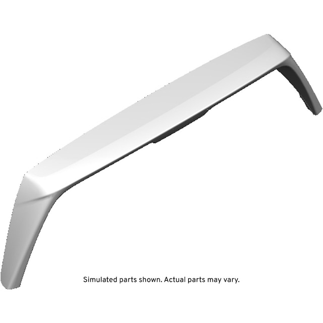 GM Genuine Parts Primed Rear Spoiler Assembly with Insulators, Stop Lamp, Spacers, Cover, Bolts, and Washers