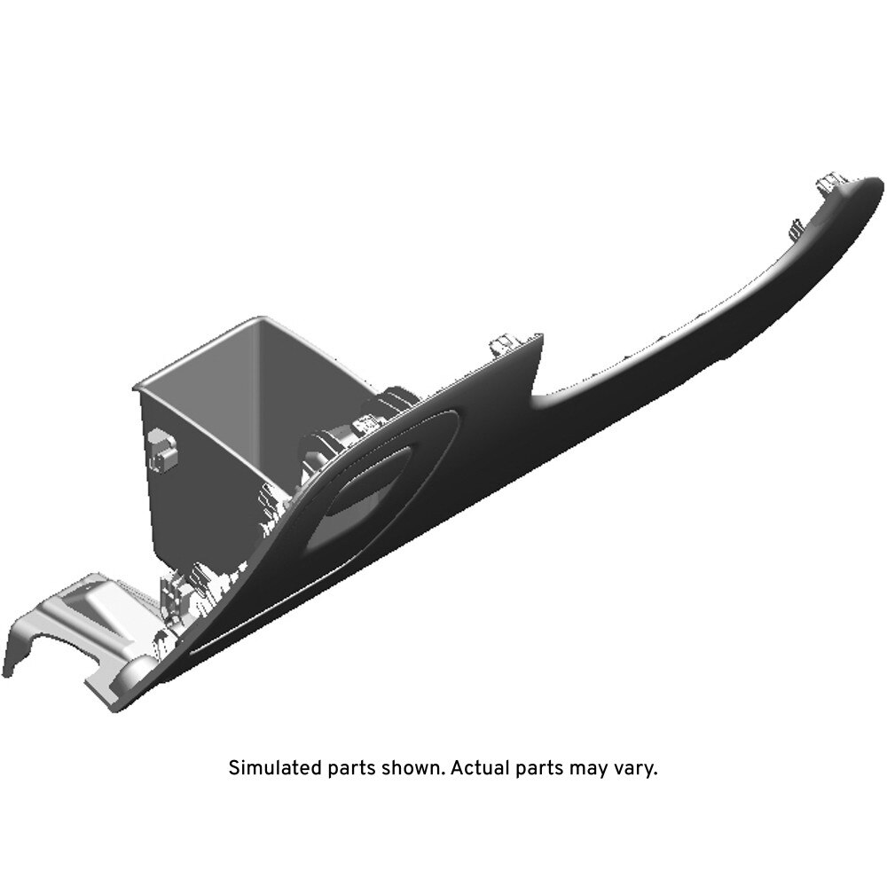 GM Genuine Parts Jet Black Instrument Panel Knee Bolster