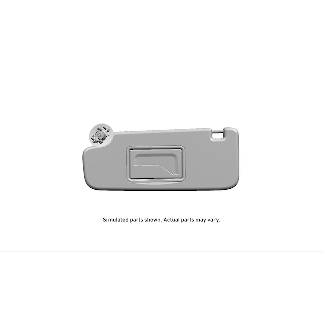 GM Genuine Parts Light Ash Gray Driver Side Sunshade