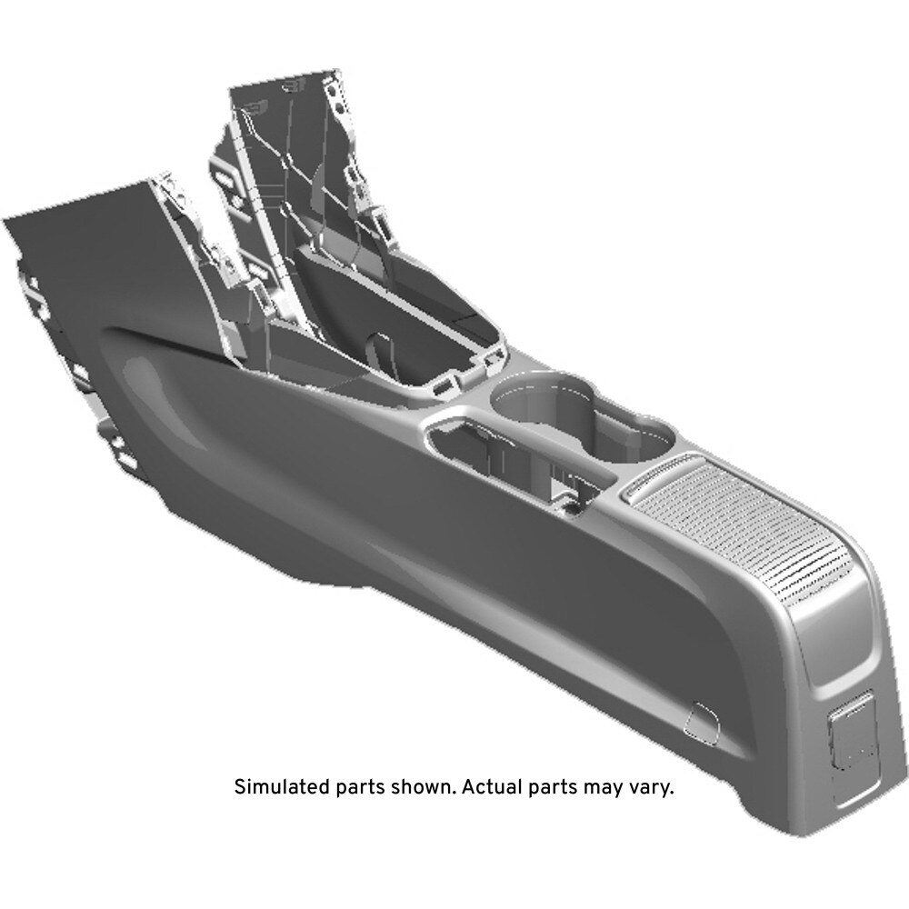 GM Genuine Parts Jet Black Front Floor Console