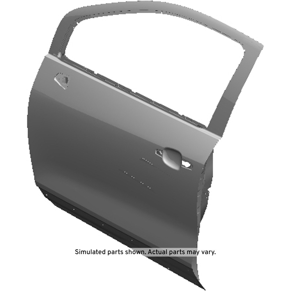 GM Genuine Parts Front Driver Side Door with Reinforcements, Guide, Bar, Deadener, Insulator, and Retainer