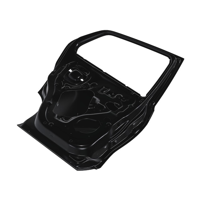 GM Genuine Parts Rear Driver Side Door with Reinforcement, Plates, Deadener, and Retainer