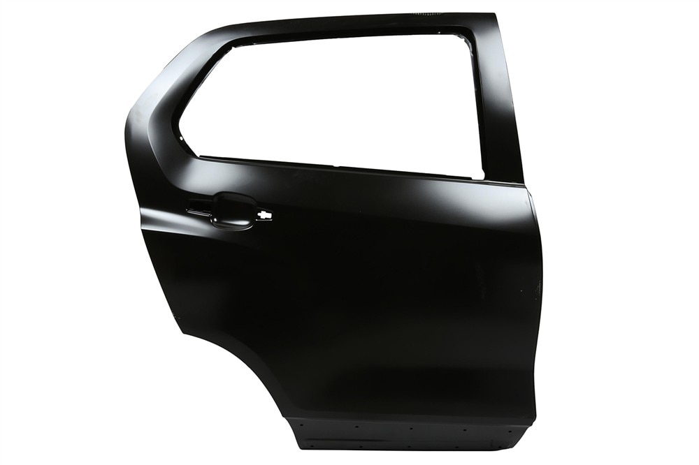 GM Genuine Parts Passenger Side Rear Door with Reinforcement, Deadener, Plates, and Retainer