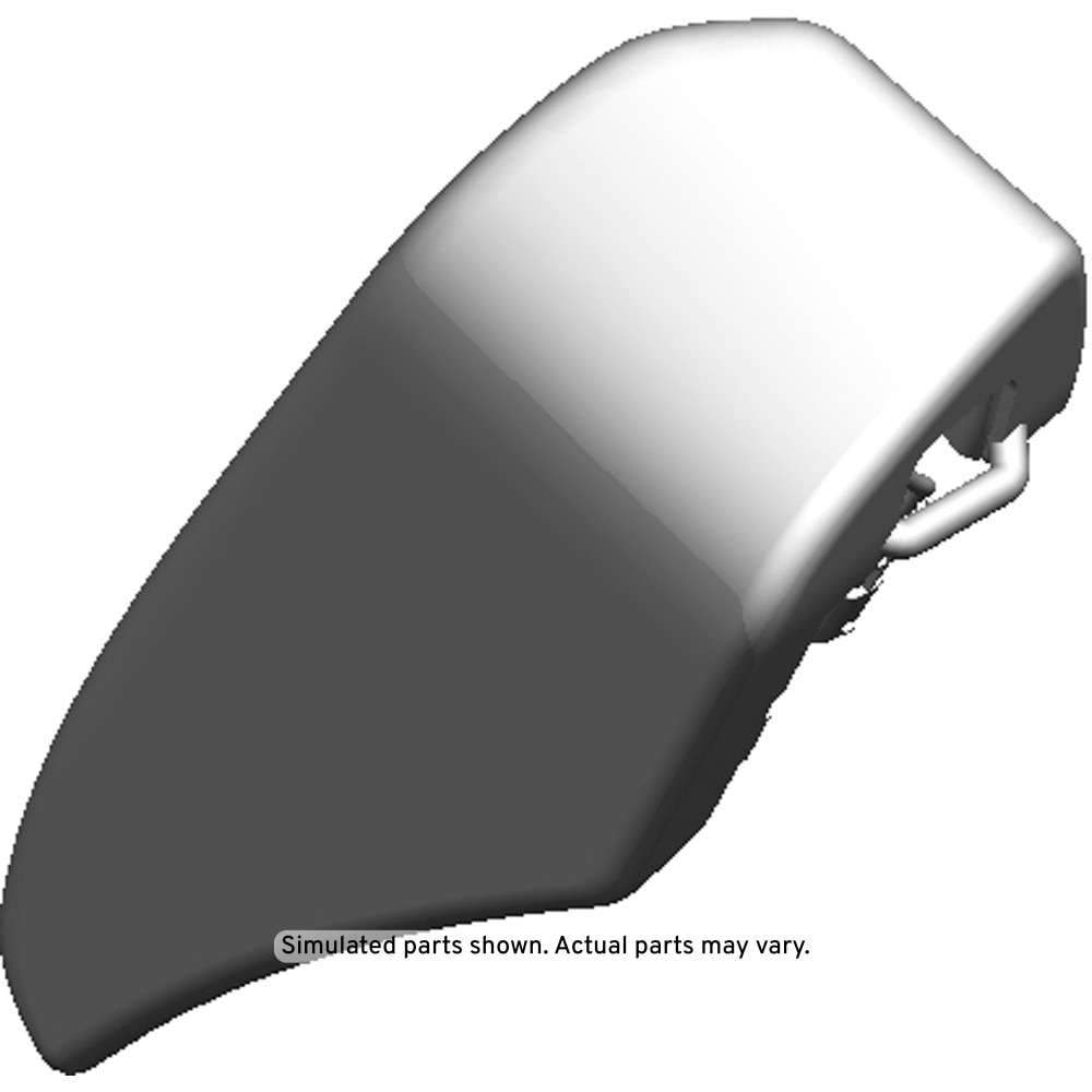 GM Genuine Parts Super Red Rear Passenger Side Seat Back Bolster
