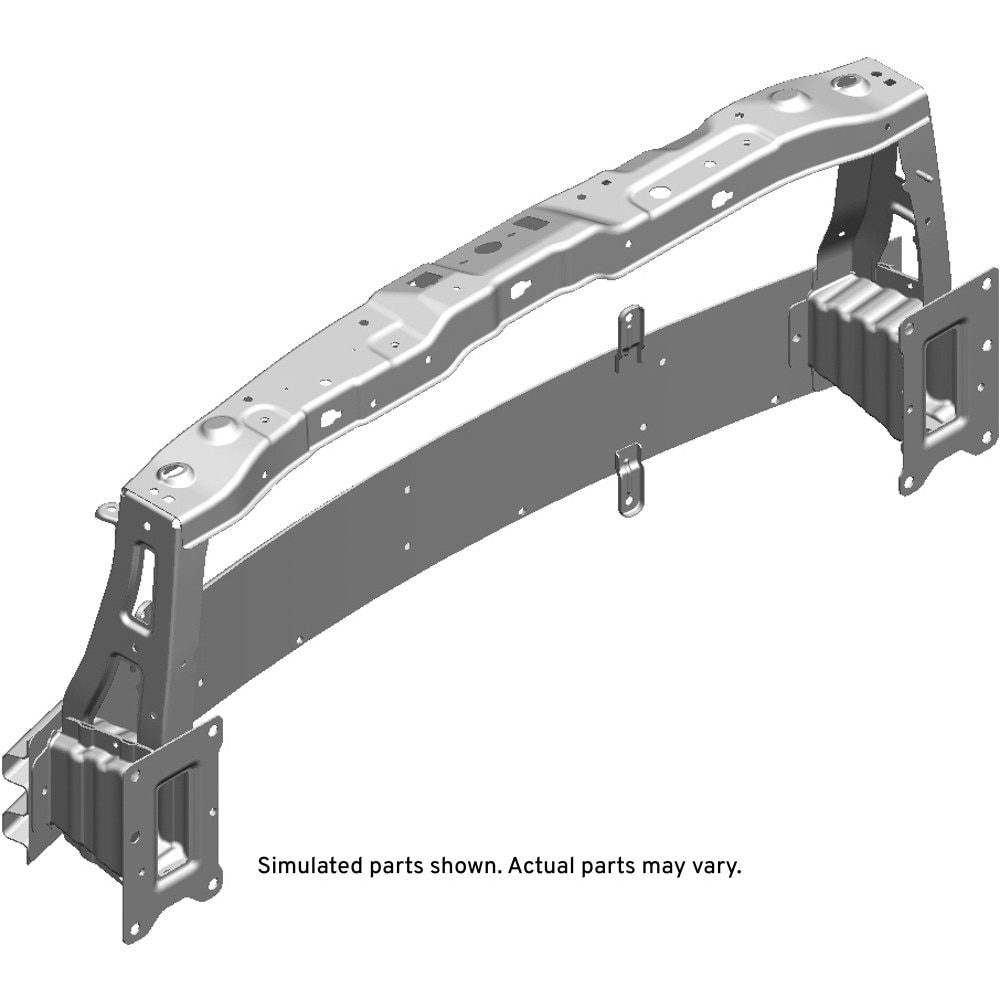 GM Genuine Parts Front Bumper Impact Bar