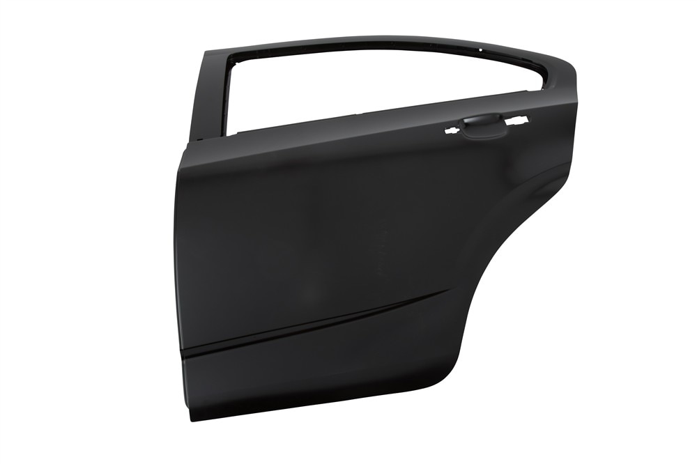 GM Genuine Parts Rear Driver Side Door with Reinforcements, Channels, Plates, and Retainer