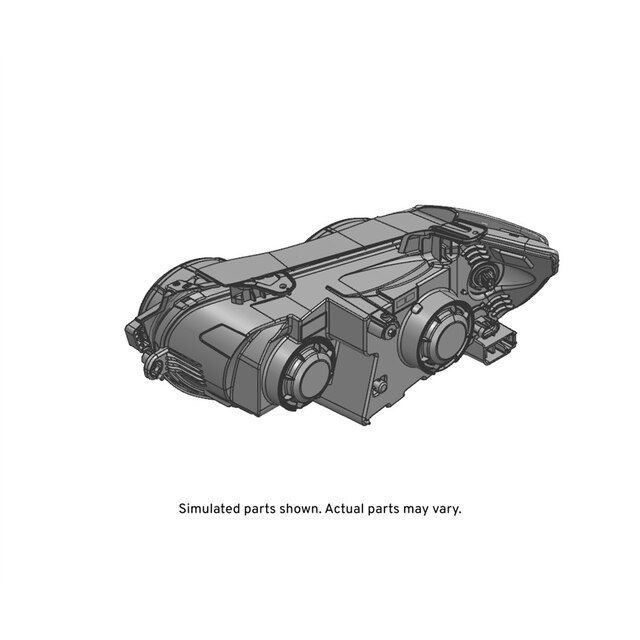 GM Genuine Parts Passenger Side Headlamp Assembly