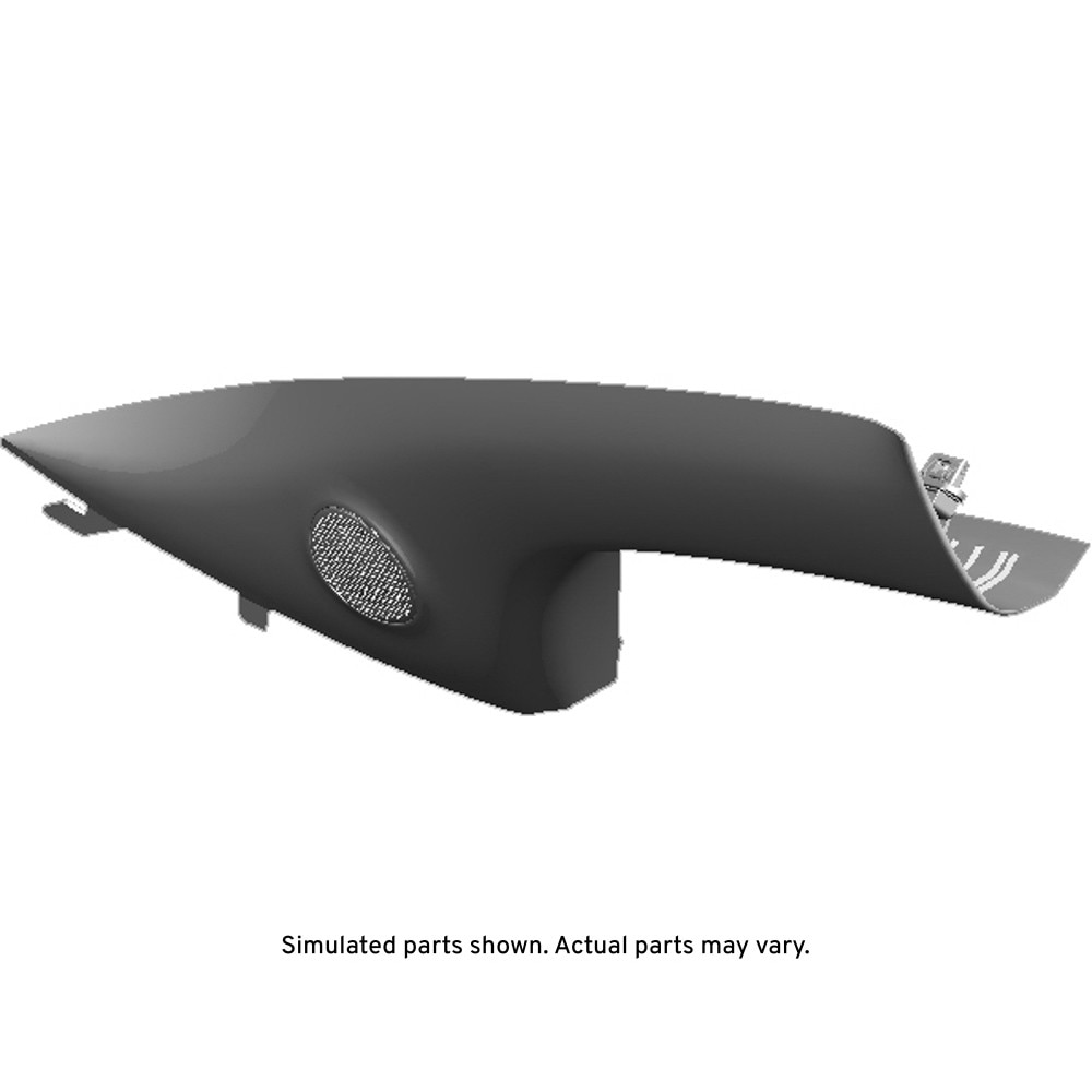 GM Genuine Parts Granite Titanium Windshield Garnish Molding