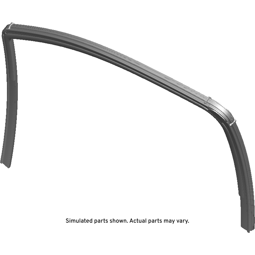 GM Genuine Parts Front Passenger Side Door Window Weatherstrip