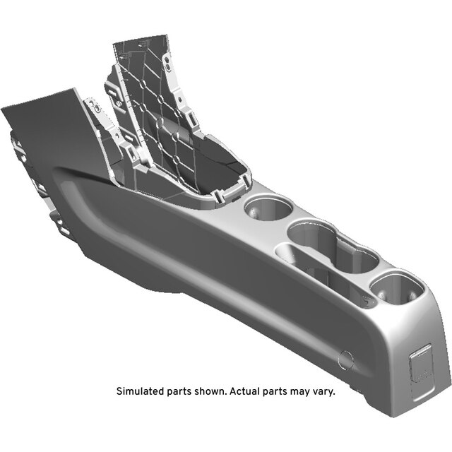 GM Genuine Parts Jet Black Front Floor Console