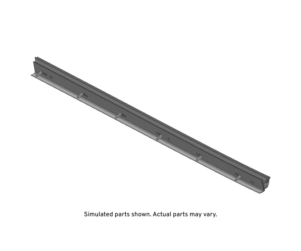 GM Genuine Parts Passenger Side Rear Door Window Inner Sealing Strip