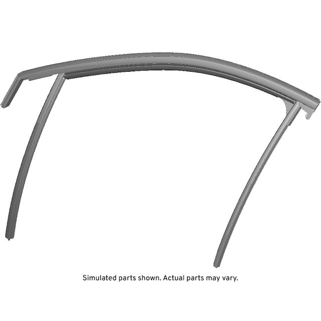 GM Genuine Parts Driver Side Front Door Window Weatherstrip