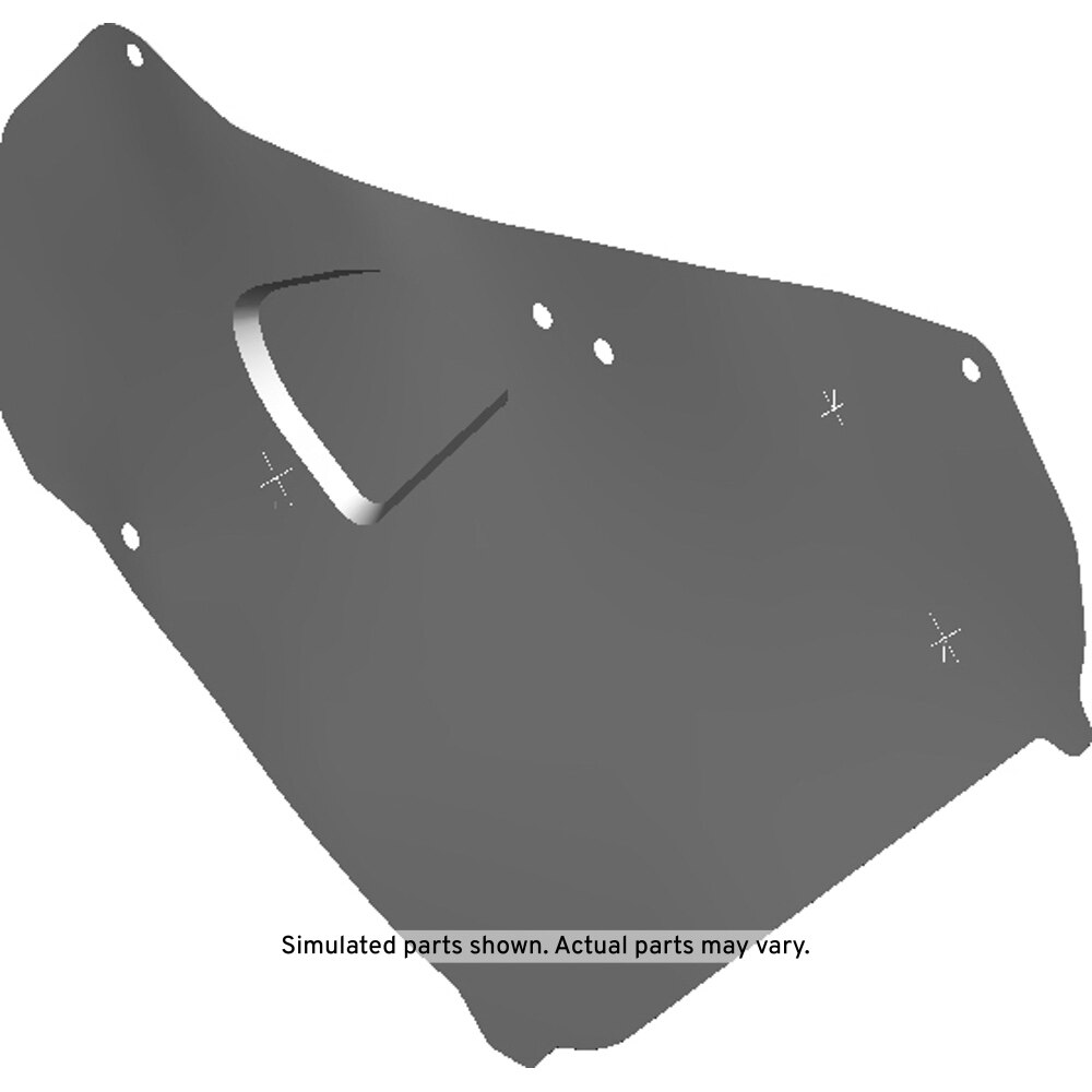 GM Genuine Parts Driver Side Rear Door Water Deflector