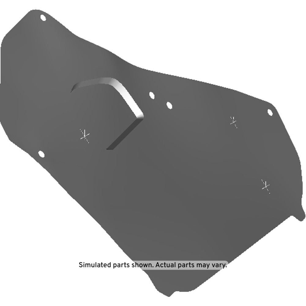 GM Genuine Parts Passenger Side Rear Door Water Deflector